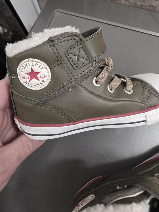 Teniși Converse mărime 25 impecabili culoare kaki