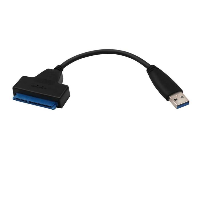 Кабел адаптор USB 3.0 / 22 pin SATA за 2,5 HDD SSD за лаптоп компютър