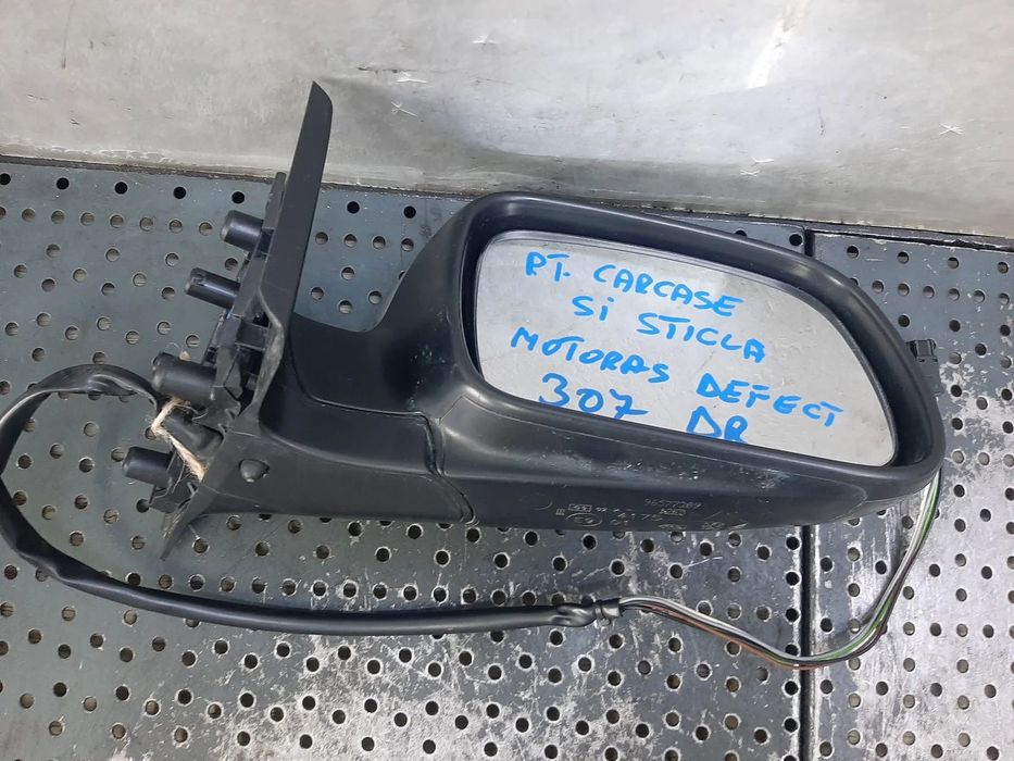 oglinda electrica pentru piese dreapta 6 fire peugeot 307 96577209
