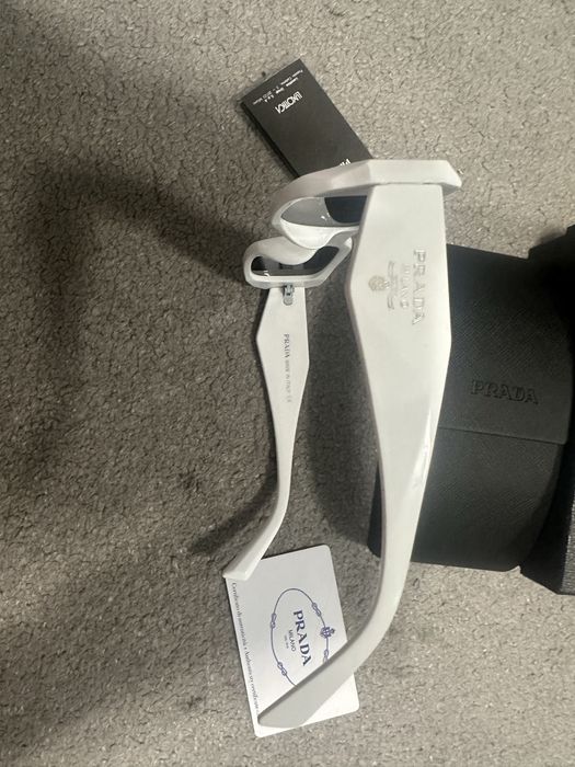ochelari prada de soare unisex albi