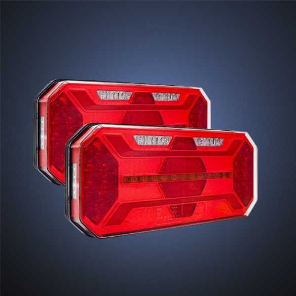 Комплект лед стопове с динамичен мигач , 2 броя Ip67