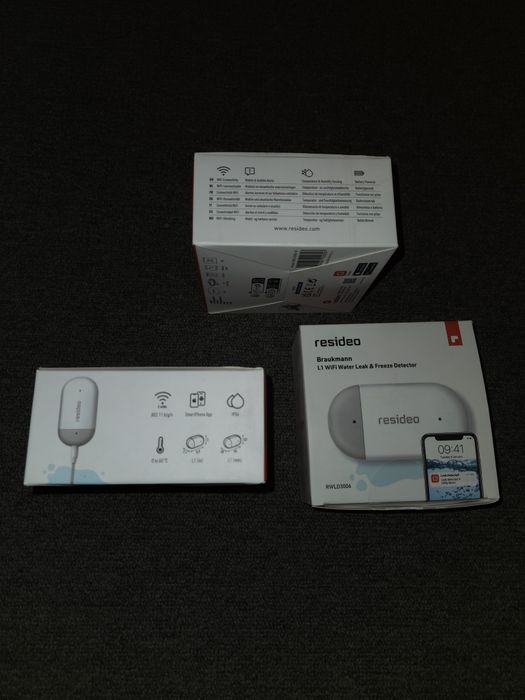 Senzori inudatie si inghet Resideo RWLD3006-01, Wi-Fi