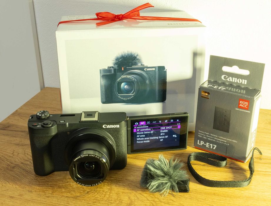 Canon PowerShot V1 (Camera Foto/Video Vlog) 4K 60fps+Card 128GB