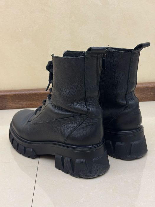 Ghete negre piele naturala 38