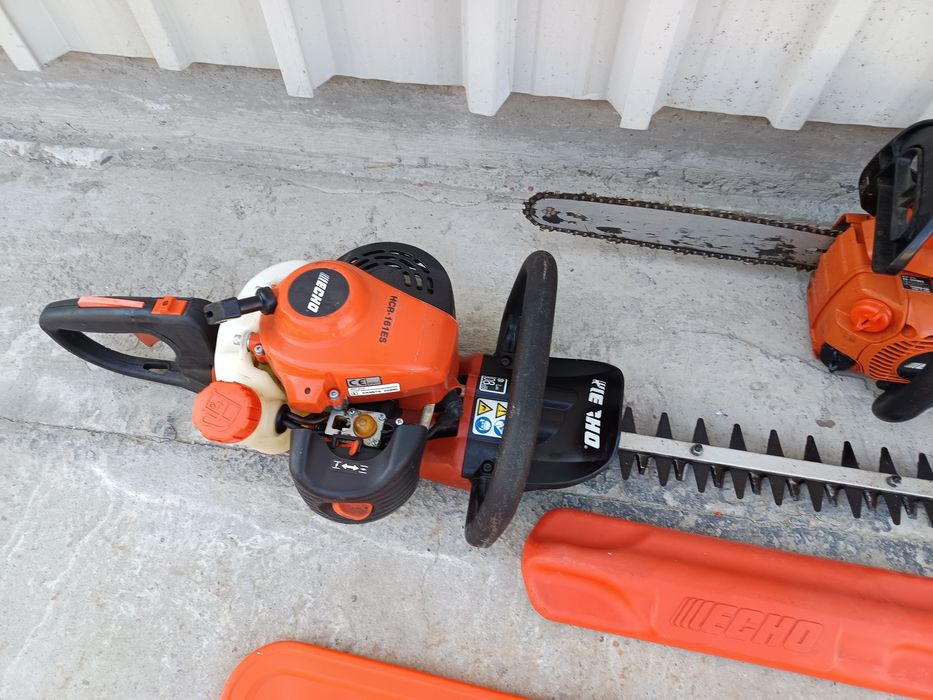 Set Echo Japan drujba și mașină de tăiat gard viu tuia