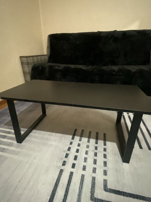 Журнальный столик Sky Loft Form, 100×50×40 см, чёрный.