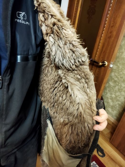 Полушубок мужской тон