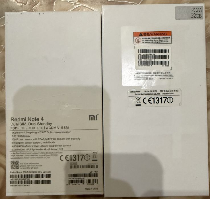 Продаю смартфон Ксиоми Редми ноут 4