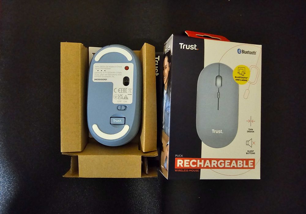 Mouse Trust BT+Wifi baterie reîncărcabila USB-C