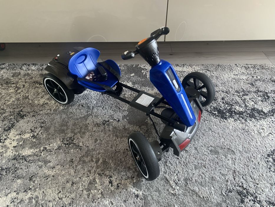 Kart Electric Pliabil Pentru Copii, 3-7 Ani, Albastru, 12V, 12 Ah
