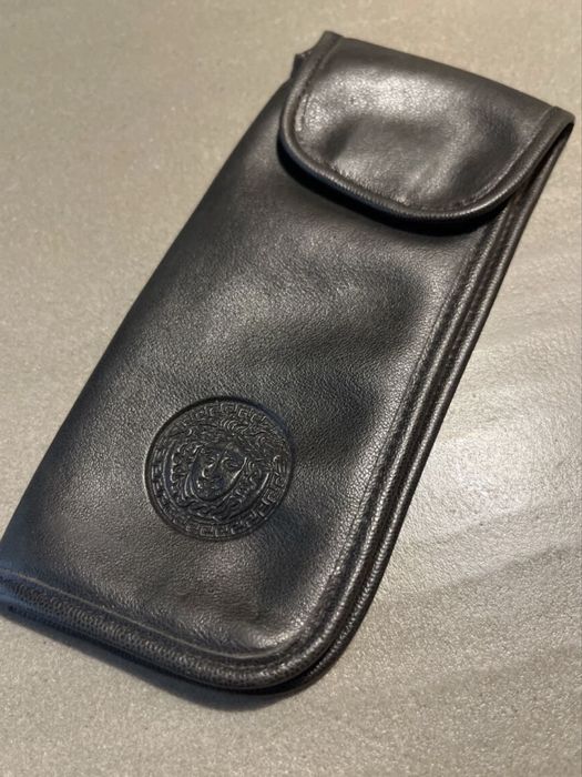Винтидж кожен калъф Versace