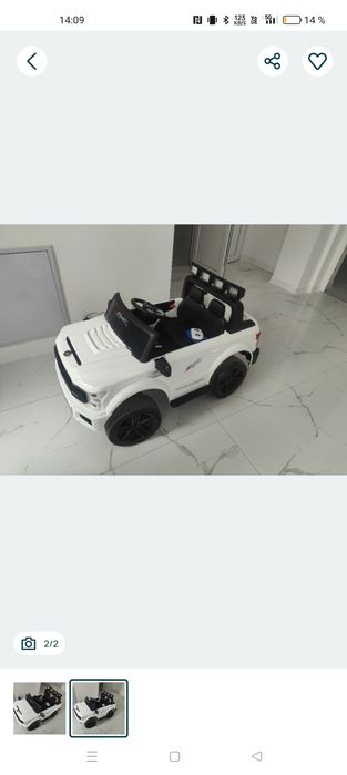 Mașină electrică 4x4 copii jeep aproape noua