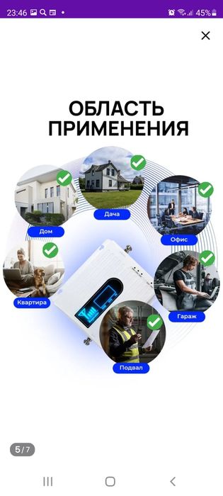 Усилитель сотовой связи и мобильного интернета