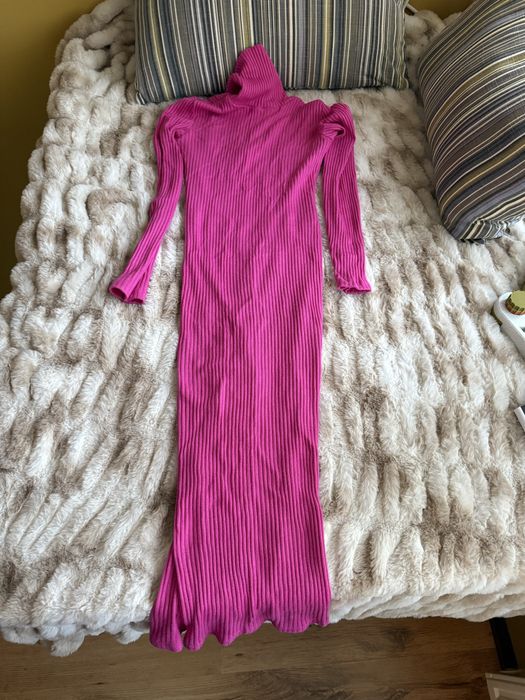 Дълга рокля - розова