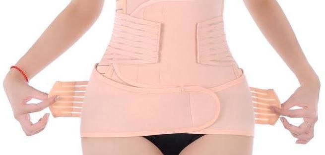 Тройной послеродовой бандаж