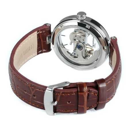 Мужские автоматические часы Forsining Skeleton, водонепроницаемые, ch1