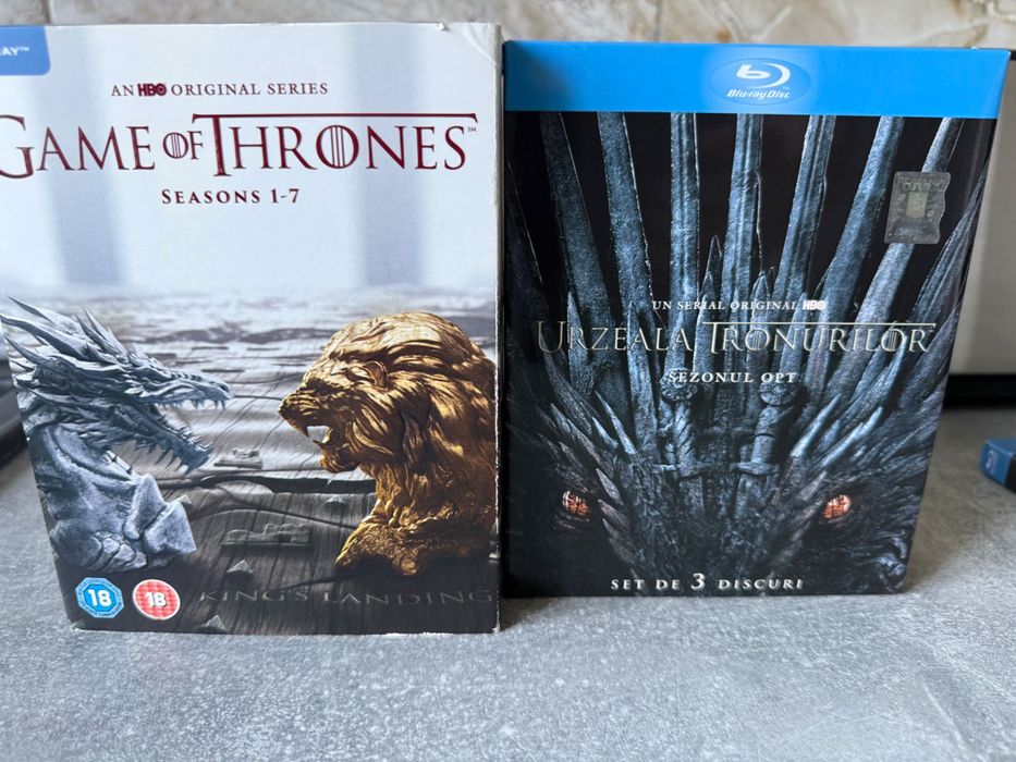 games of thrones  blue ray disc 1-8 Dolby Atmos ,