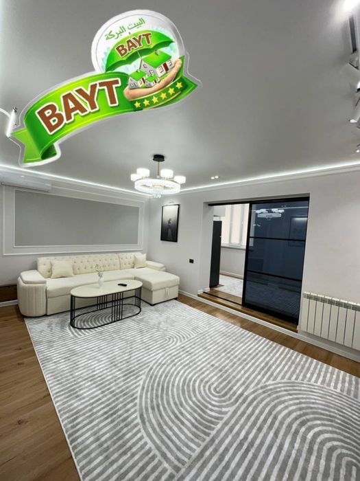 Чиланзар-9 квартал 2в3/комнатная Евроремонт Балкон2/6 Разделка