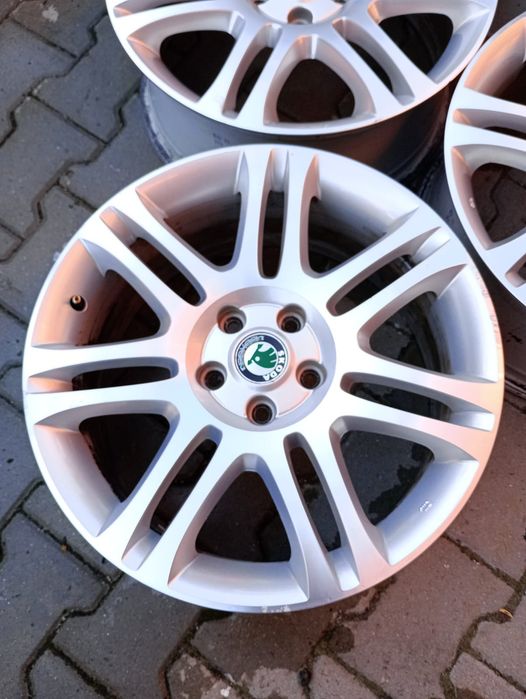 4 jante 5x112 R18 originale Skoda Octavia 2 3 4 superb karoq,kodiaq