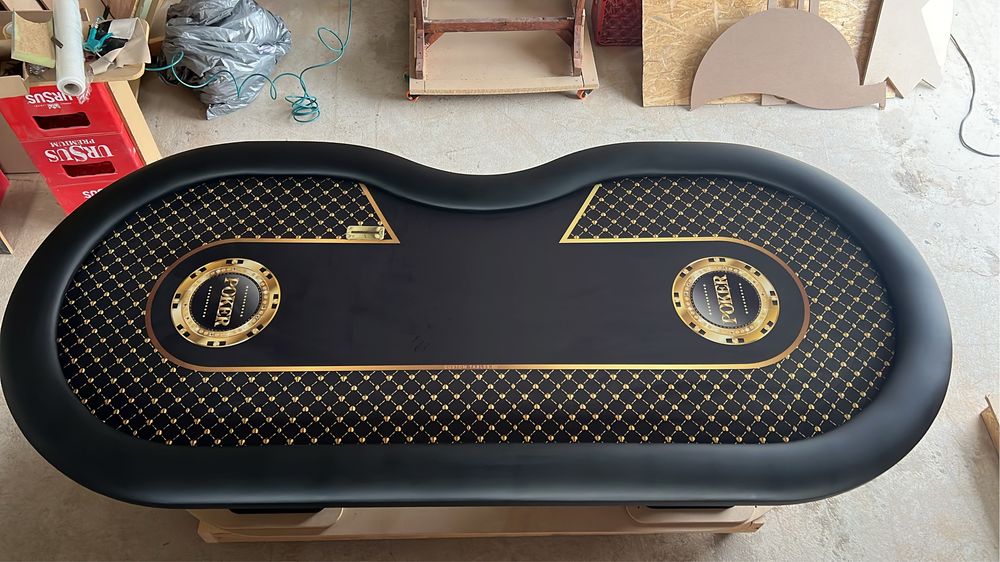 Masa Poker 10 persoane Casino intrare dealer CustomTables.eu stoc