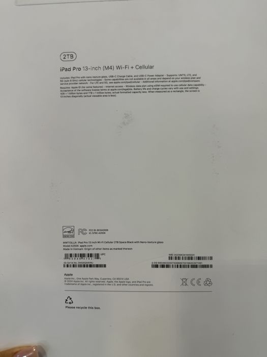 iPad Pro 13 M4 2tb 100% sim nano с клавиатурой