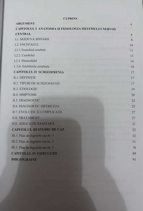 Vând lucrare de absolvire – Îngrijirea pacientului cu schizofrenie