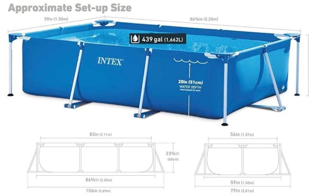 Бассейн intex Orginal