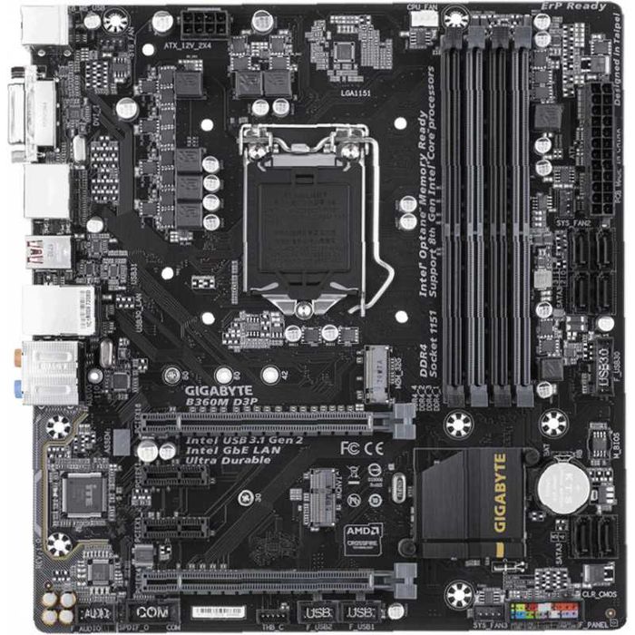 Placa de baza GIGABYTE B360M D3P , socket 1151 v2
