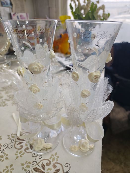 Продам фужеры для новобрачных