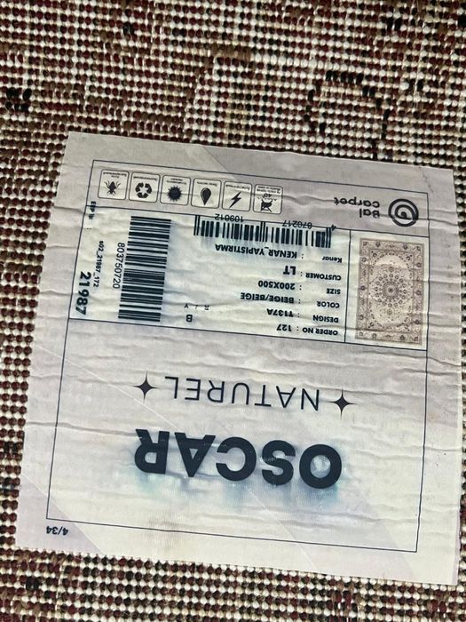 Продаётся турецкий ковёр