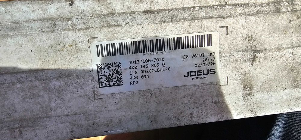 Radiator intercooler Audi A6 C8 / A6 4K / A7 3.0 TDI 2019 - 2022