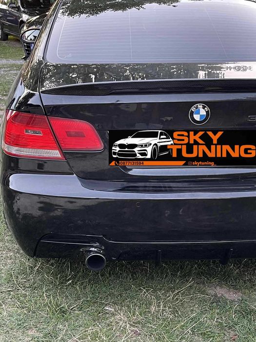 Дифузьор за бмв е92 / добавка за задна броня бмв е92 / bmw e92 с щипки