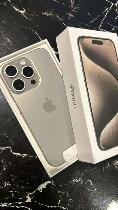 Iphone 15 pro 128gb DUAL SIM natural titanium