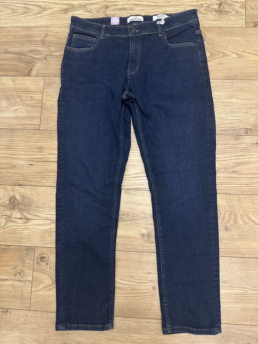 Blugi noi de barbati slim fit cu eticheta