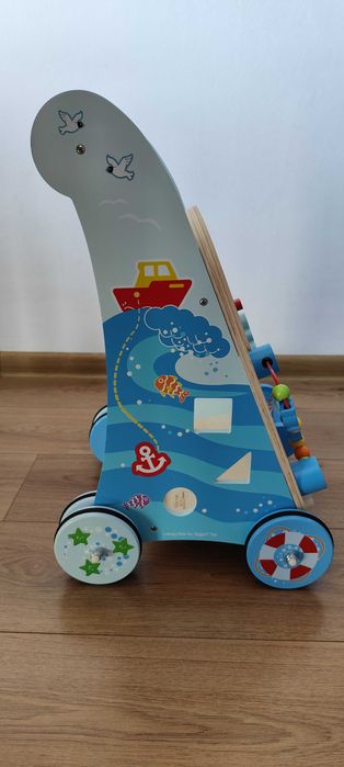 Бебешки дървен уокър BigJigs
