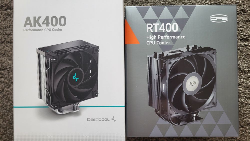 Новый кулер для процессора башня DeepCool AK400 и PCcooler RT400
