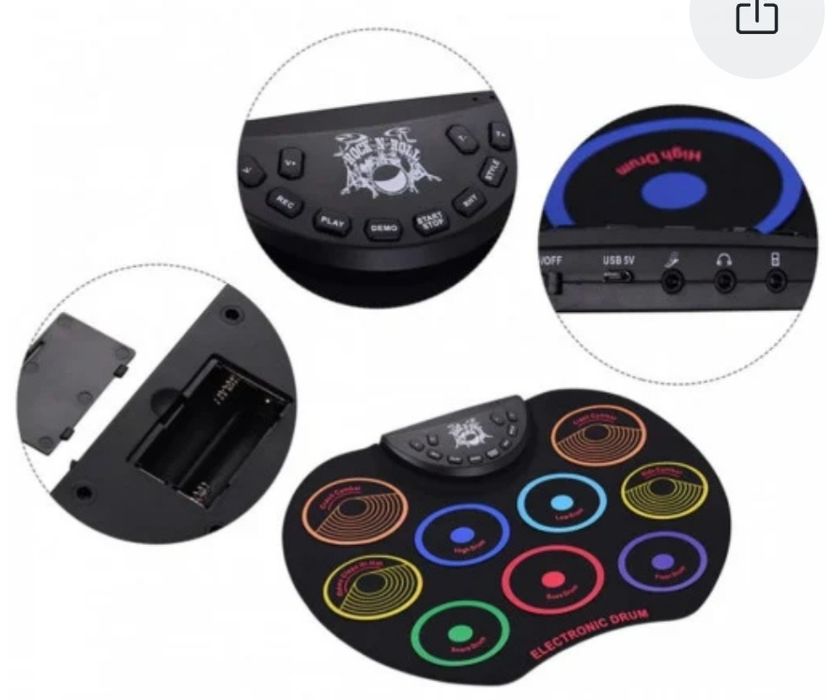 Set tobe electronice interactive ROLL DRUM