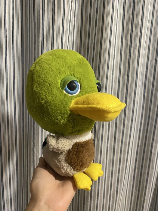 Jucărie de pluș rață verde