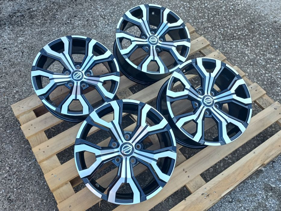 16.5х114.3 Nissan Renault Dacia Honda 6.5j et35 Black Polish Чисто Нови.