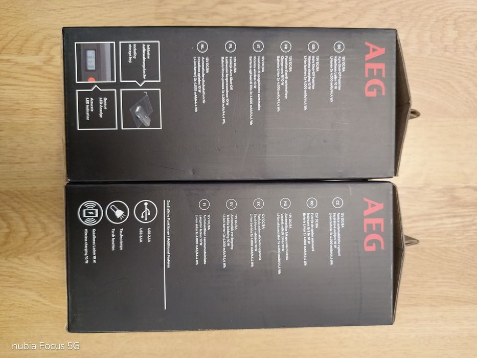 Vând Jump Starter AEG MOBILE / 15 Robot pornire Auto  1500A+Powerbank NOU