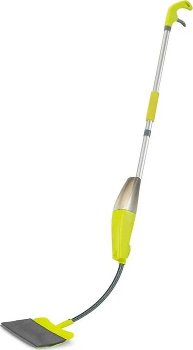 Mop plat cu pulverizator Rovus, microfibra, maner extensibil, 59 x 9 cm