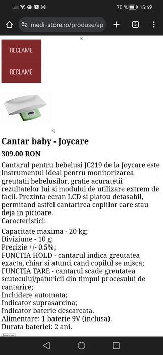 Cantar copii Joycare