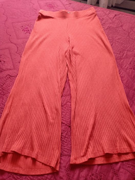 Лот панталони лен,рипс ,широки крачоли