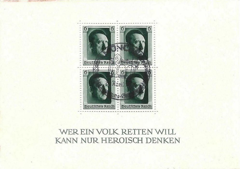 Super set invatare filatelie timbre set 2 colite tema Germania interbelica al doilea razboi mondial WWII 1936. Pret 240 lei setul de 2 colite