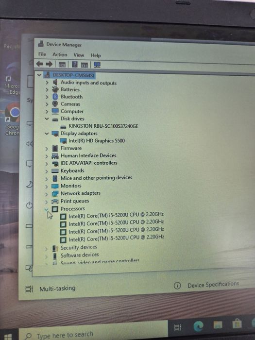 Laptop slim Acer i5 ssd