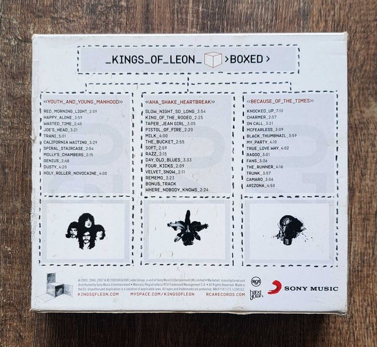 Kings of Leon Boxed (3 CD audio originale Boxset)