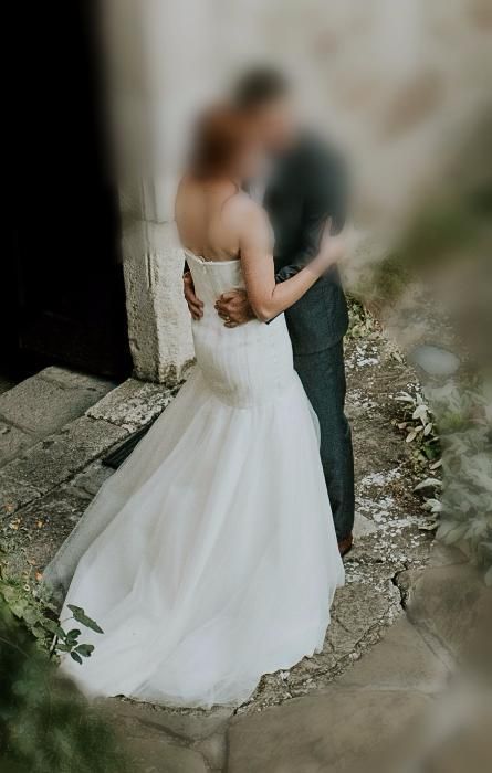 Rochie mireasa Vera Wang mar M 38