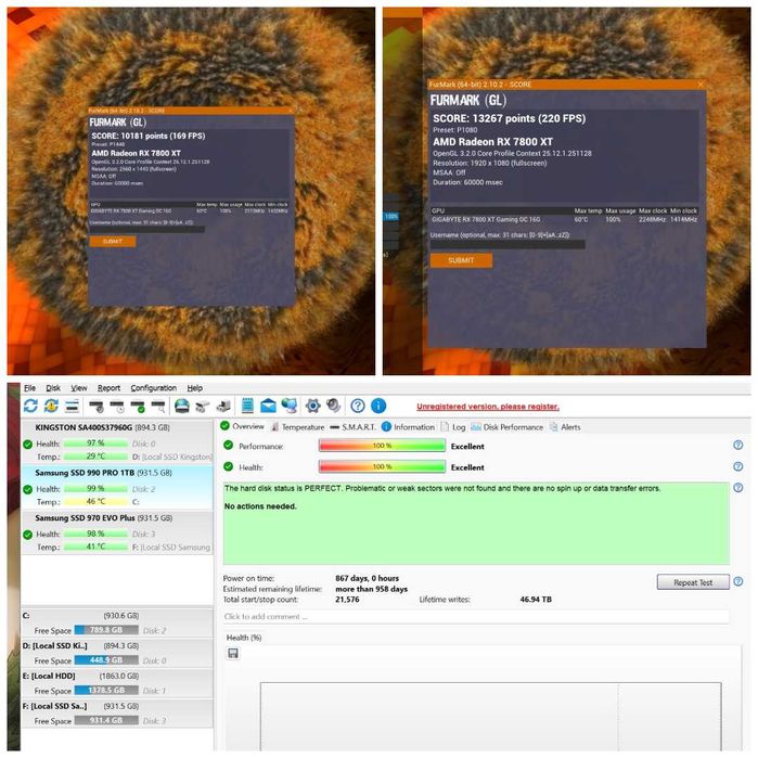 Calculator/PC Gaming High – Ryzen 9 5900X + RX 7800 XT 16GB