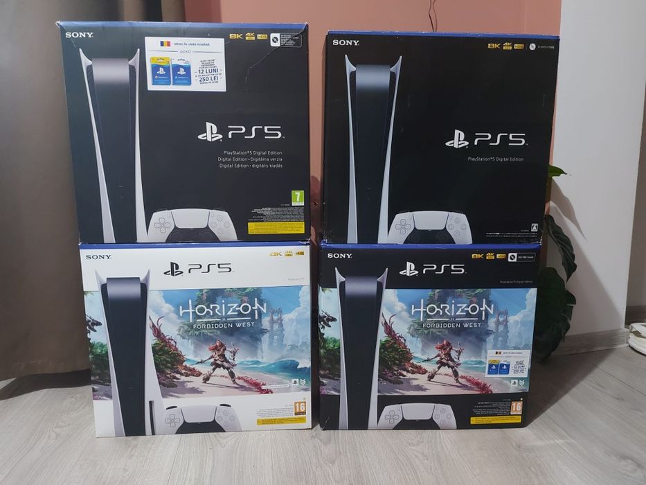 Cutii complete Playstation 5 Digital.