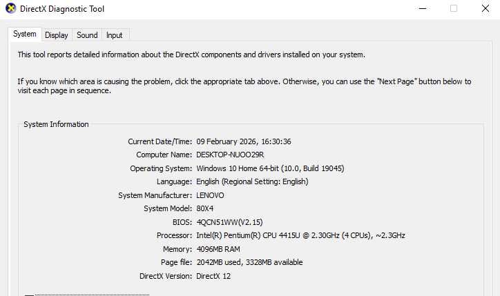 Laptop Lenovo Ideapad 320, Intel Pentium 4415U, 4GB RAM, SSD 256GB